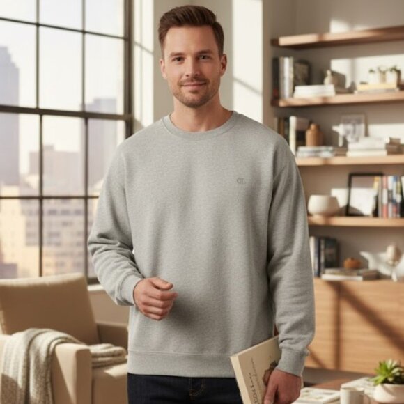 Champion Sweatshirt Eco Ash Gray Crew Neck Pullover NWOT Mens Size 3XL - Picture 1 of 5